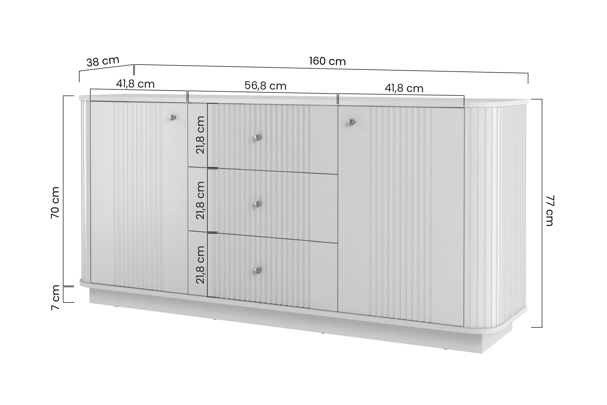 Kumode Vespa 160/77/38/ cm kašmirs/zelts - N1 Home