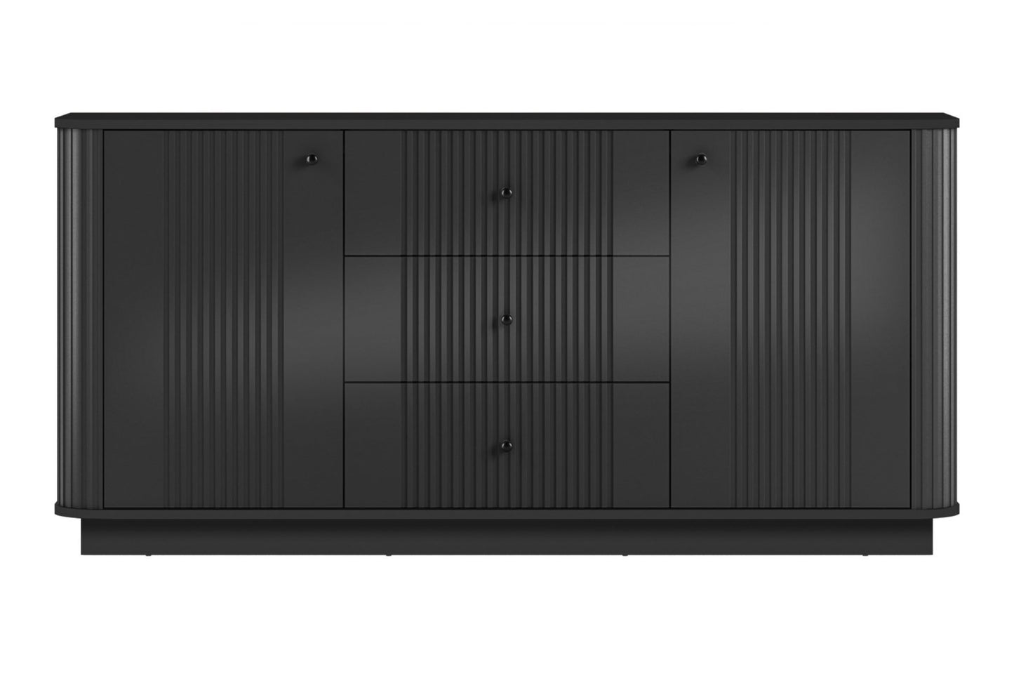 Kumode Vespa 160/77/38/ cm melns/melns - N1 Home