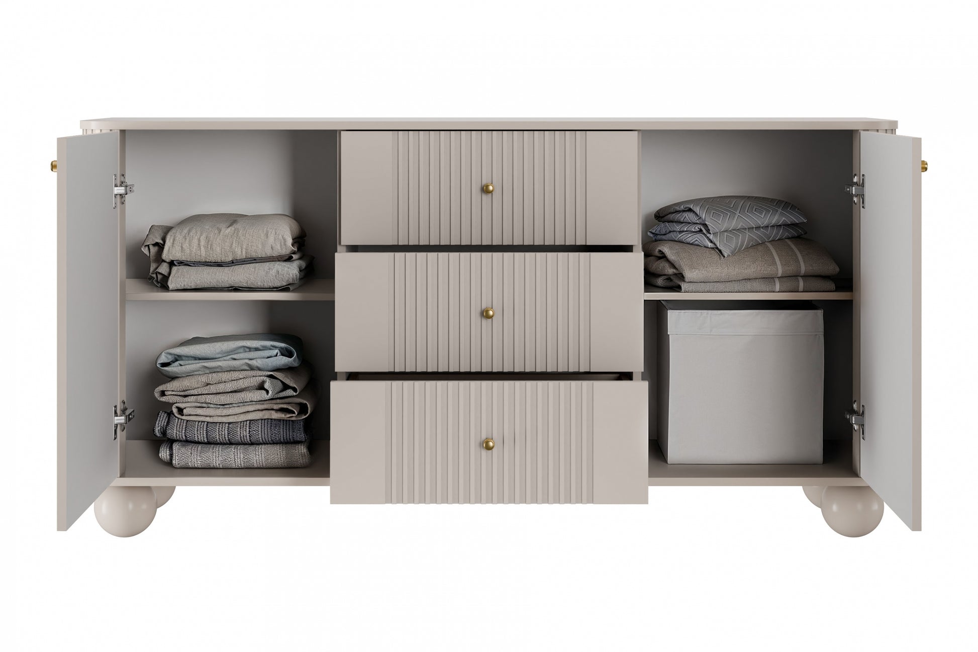 Kumode Vespa 160/82/38 cm kašmirs/zelts - N1 Home