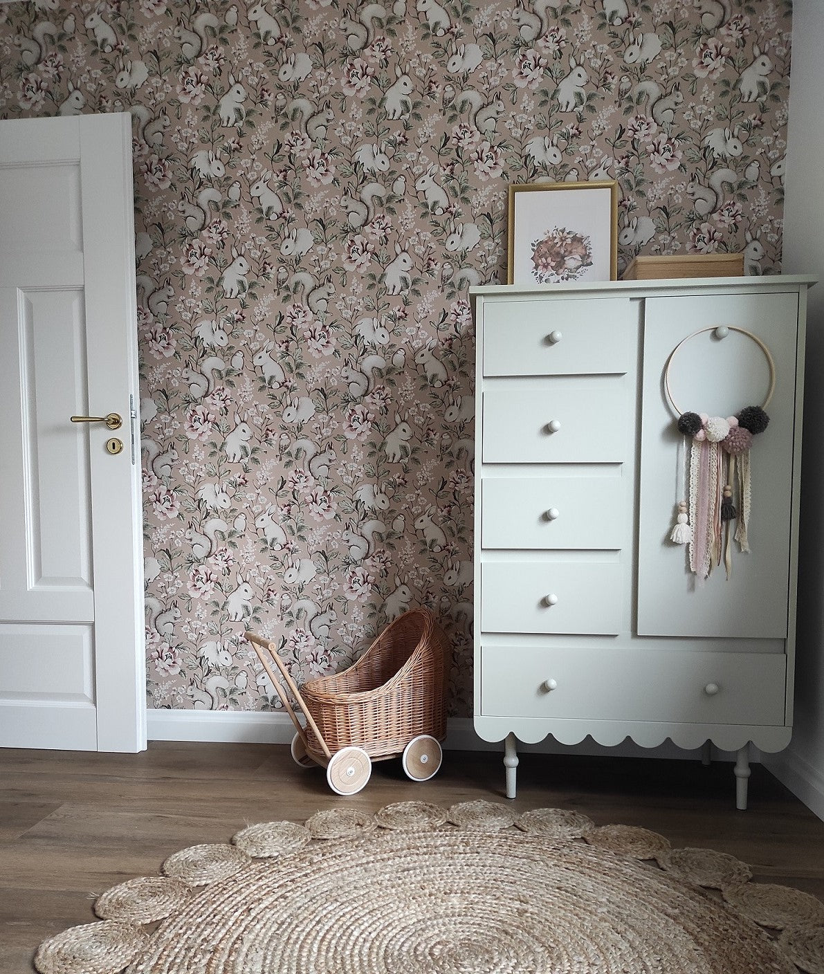 Kumode Bubi 140 x 84 x 50 cm olīves - N1 Home