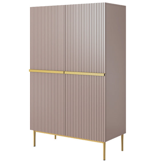 Kumode Austin 100/160/45 cm rozā/zelts - N1 Home