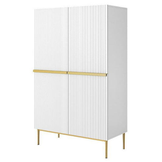 Kumode Austin 100/160/45 cm balts/zelts - N1 Home