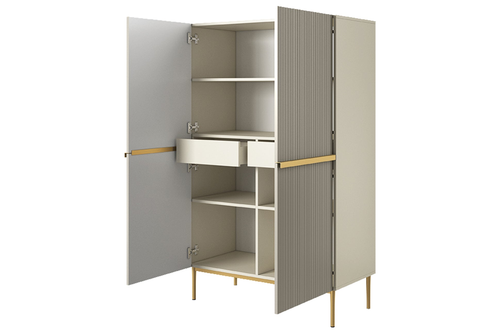 Kumode Austin 100/160/45 cm kašmirs/zelts - N1 Home