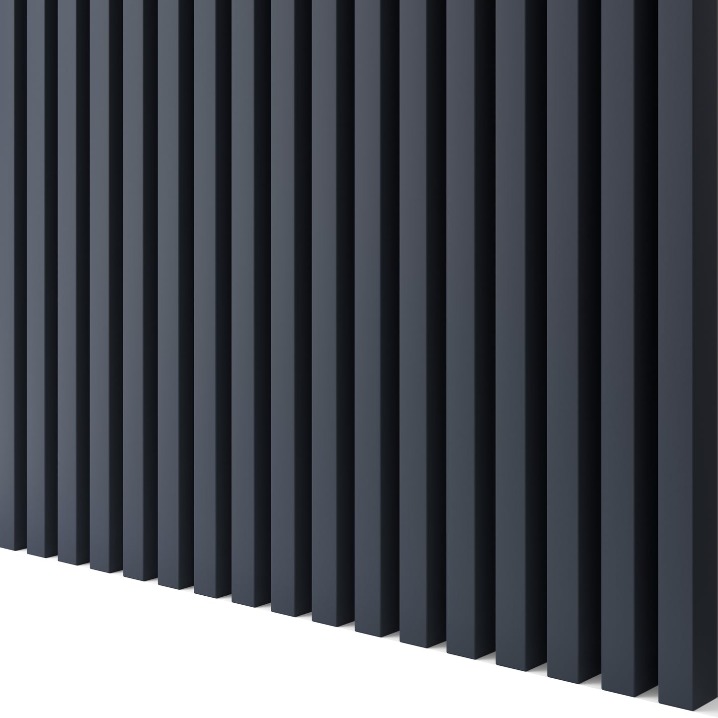 3D sienas lamele tumši zils 3x4x275 cm - N1 Home