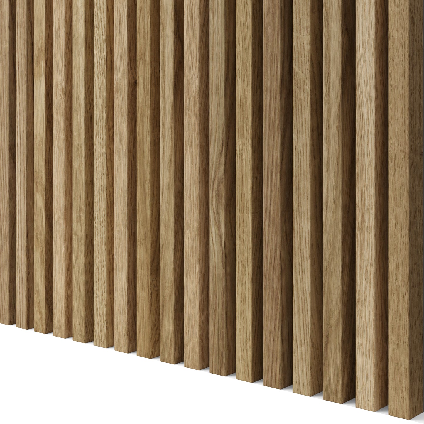 3D sienas lamele ozola finieris 3x4x275 cm - N1 Home