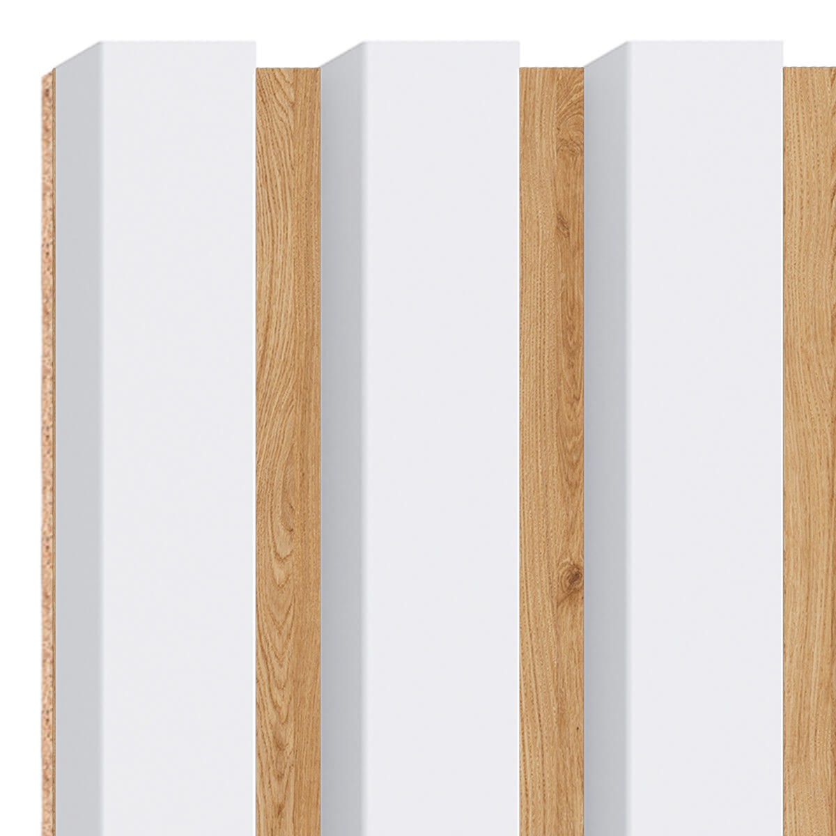 Sienas līstes 300/2750 mm balts - N1 Home