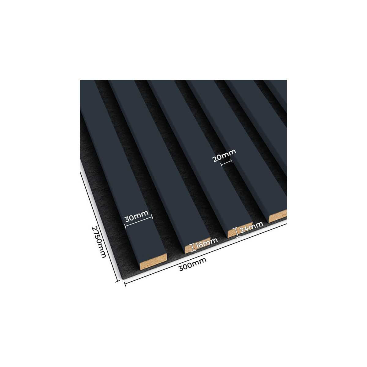 Lameles uz filca 2750/300 antracīts/bēšs - N1 Home