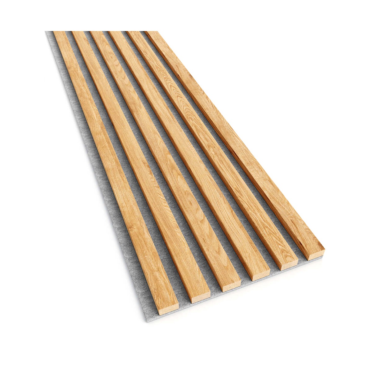 Lameles uz filca - dabīgais ozols/pelēks 2750x300 - N1 Home