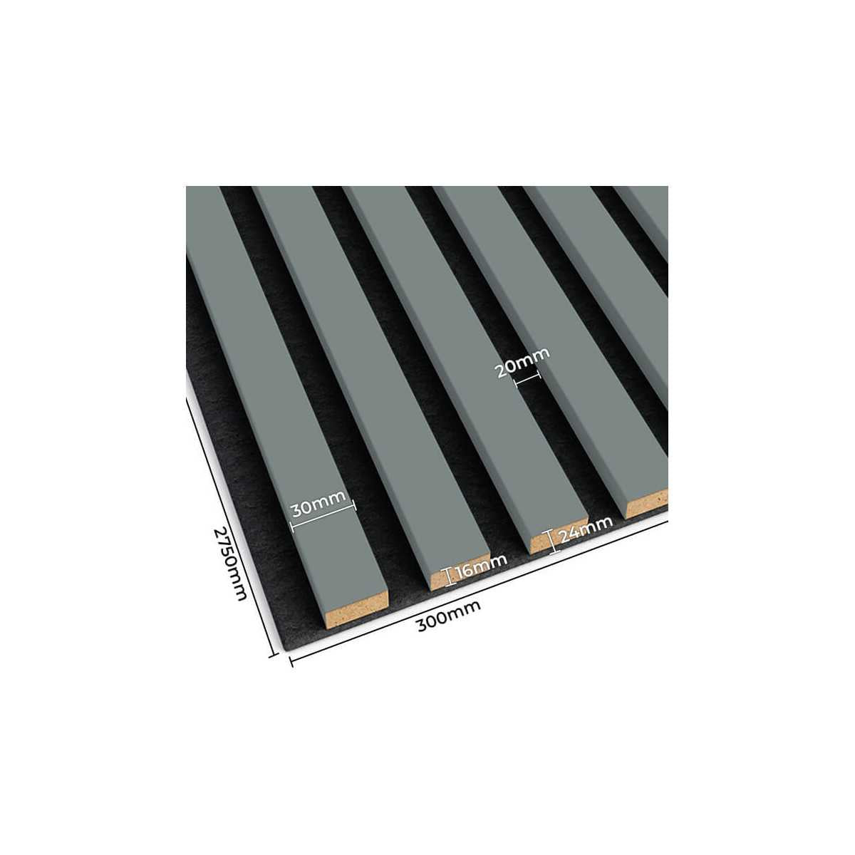 Lameles uz filca 2750/300 haki/melns - N1 Home