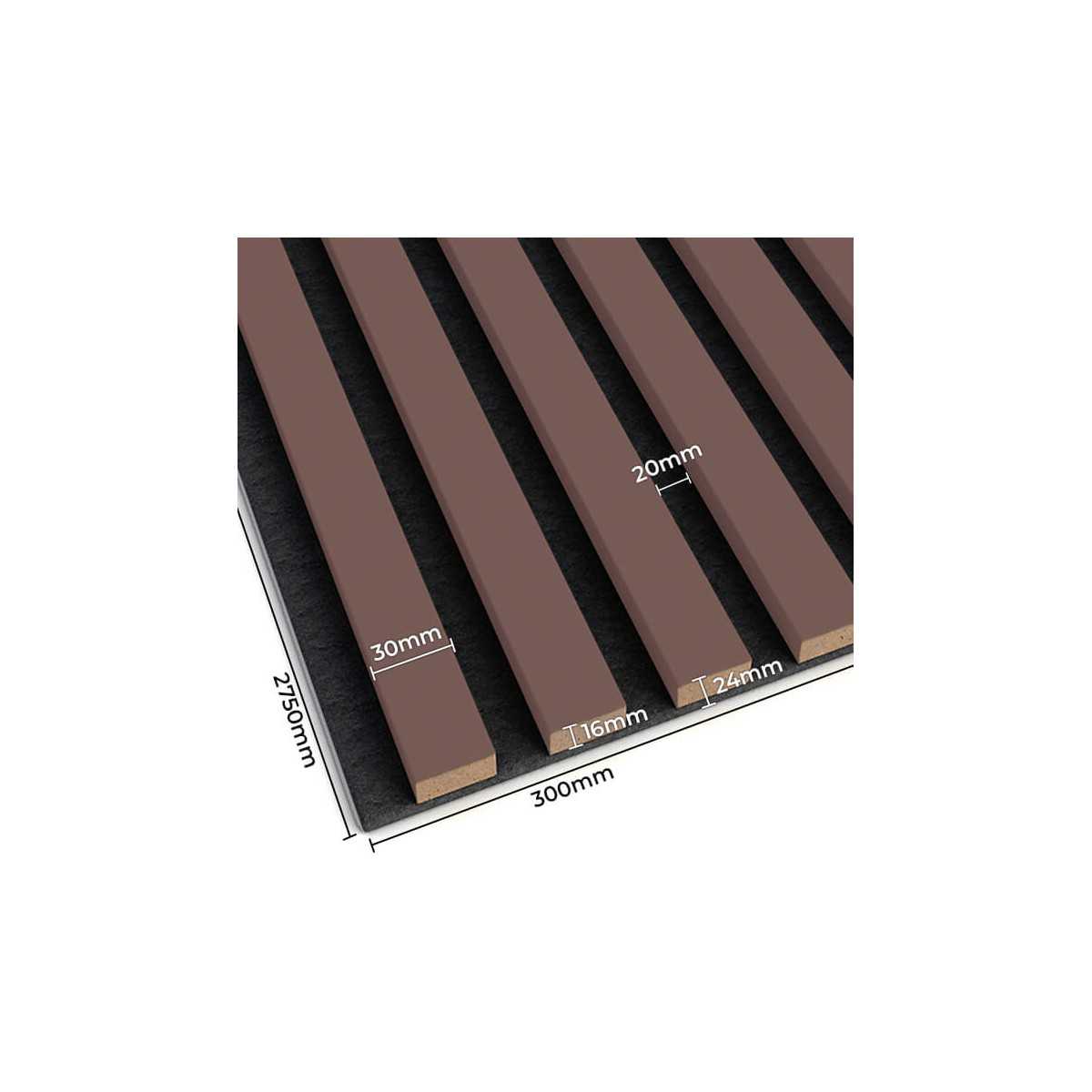 Lameles uz filca 2750/300 pūderis rozā /melns - N1 Home