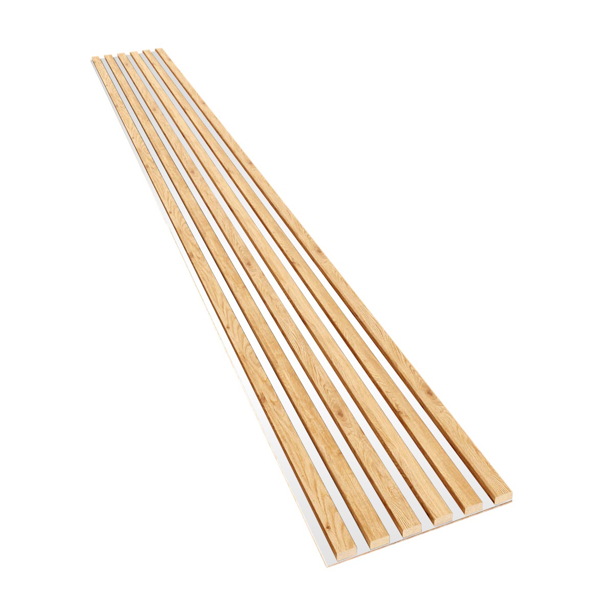 Lameles uz HDF plātnes 2750/300 mm dabīgais ozols/balts - N1 Home