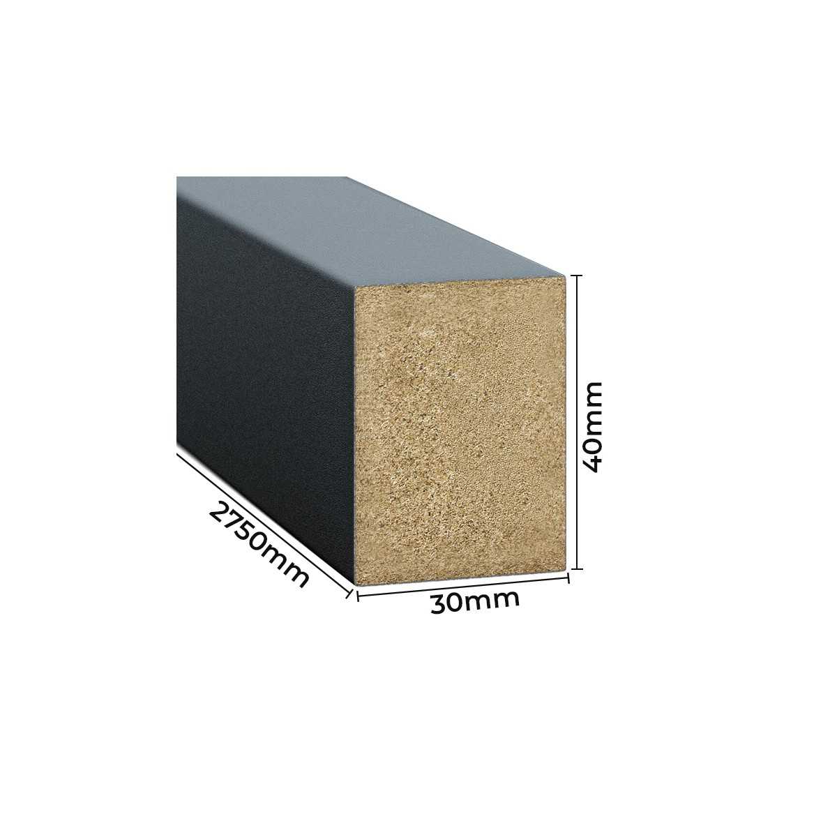 Sienas līstes - 30x40x2750 antracīts - N1 Home