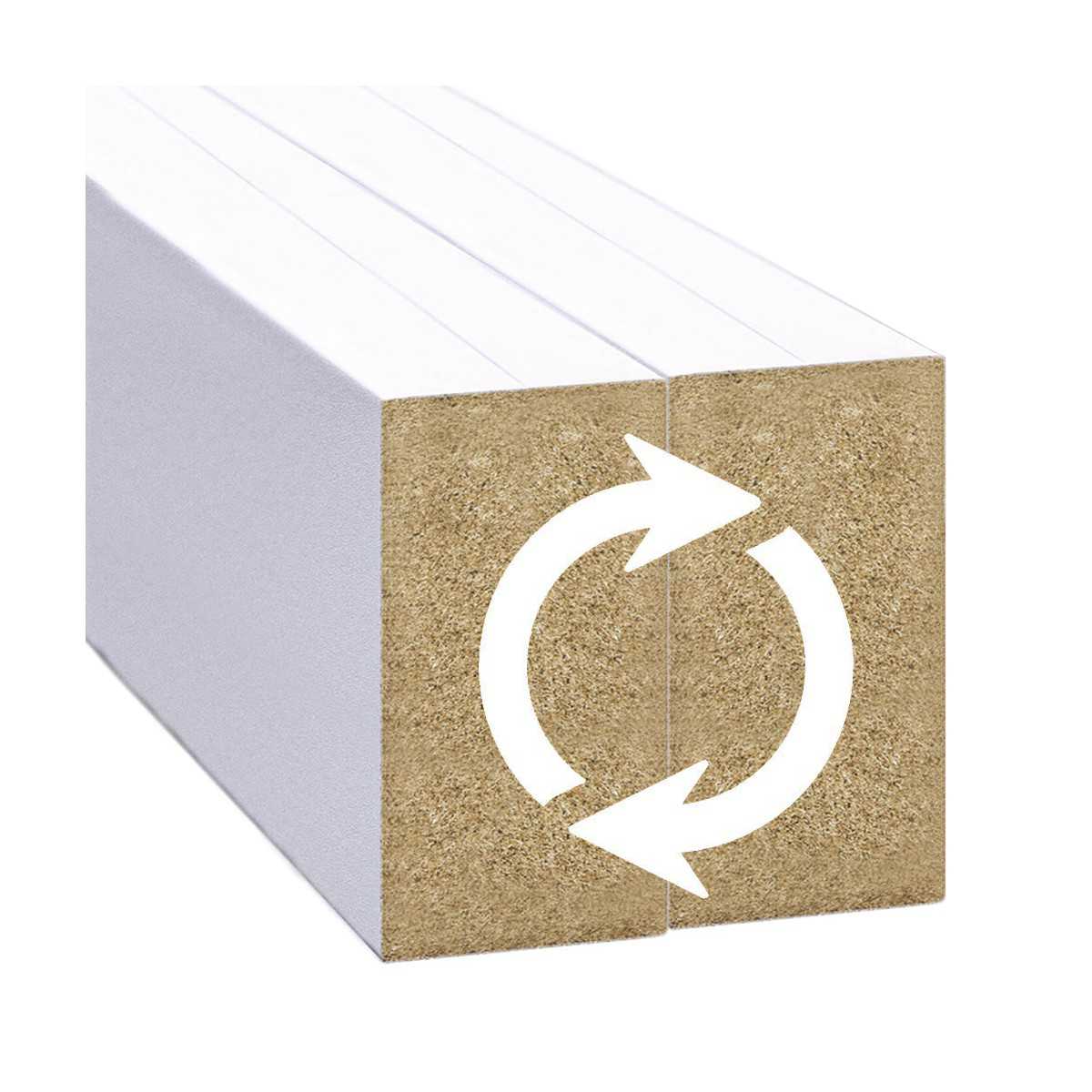 Sienas līstes - 16x30x2750 balts - N1 Home