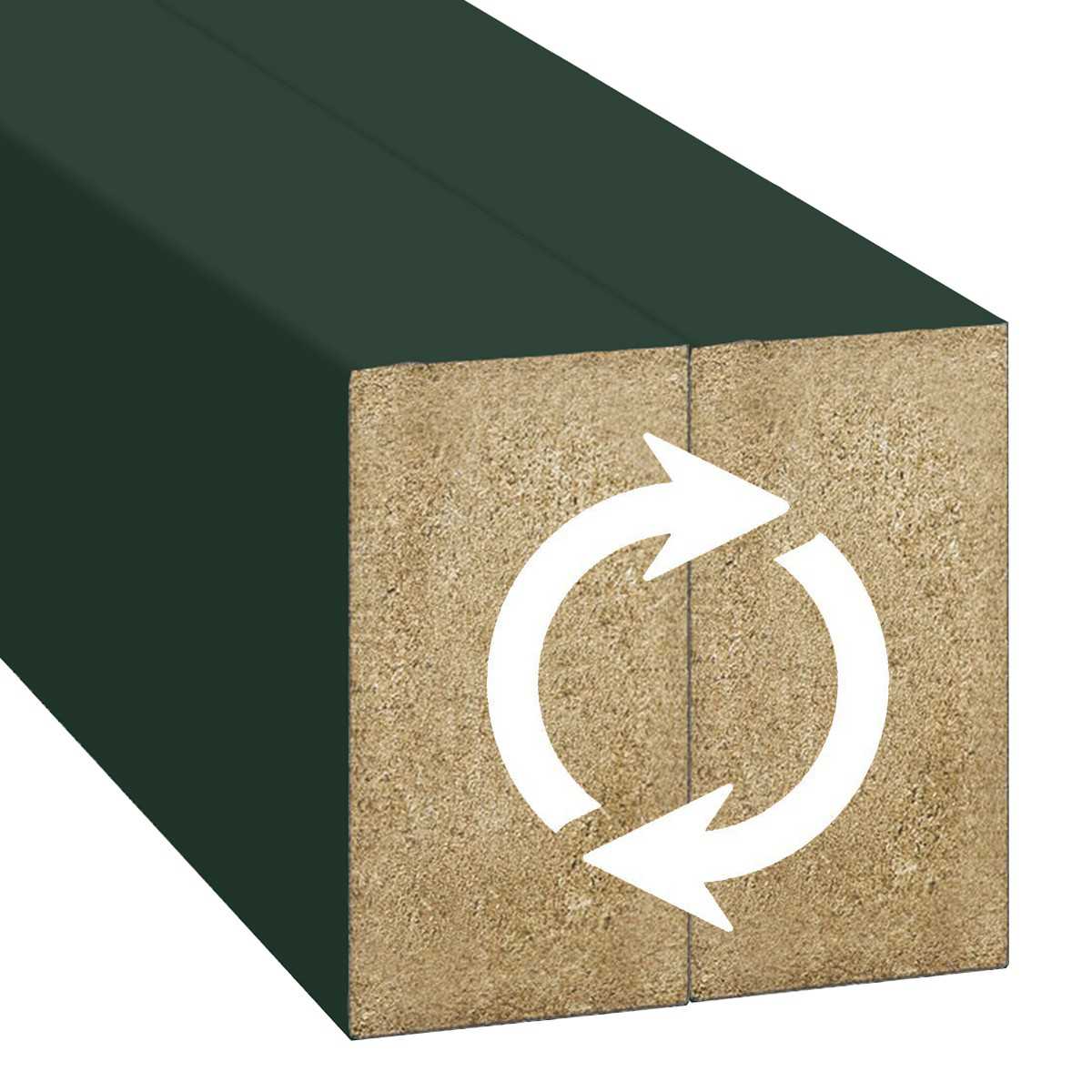 Sienas līstes - 16x30x2750 pudele zaļa - N1 Home