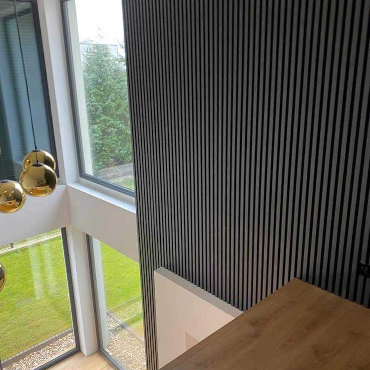 Sienas līstes - 30x40x2750 matētas melnas - N1 Home