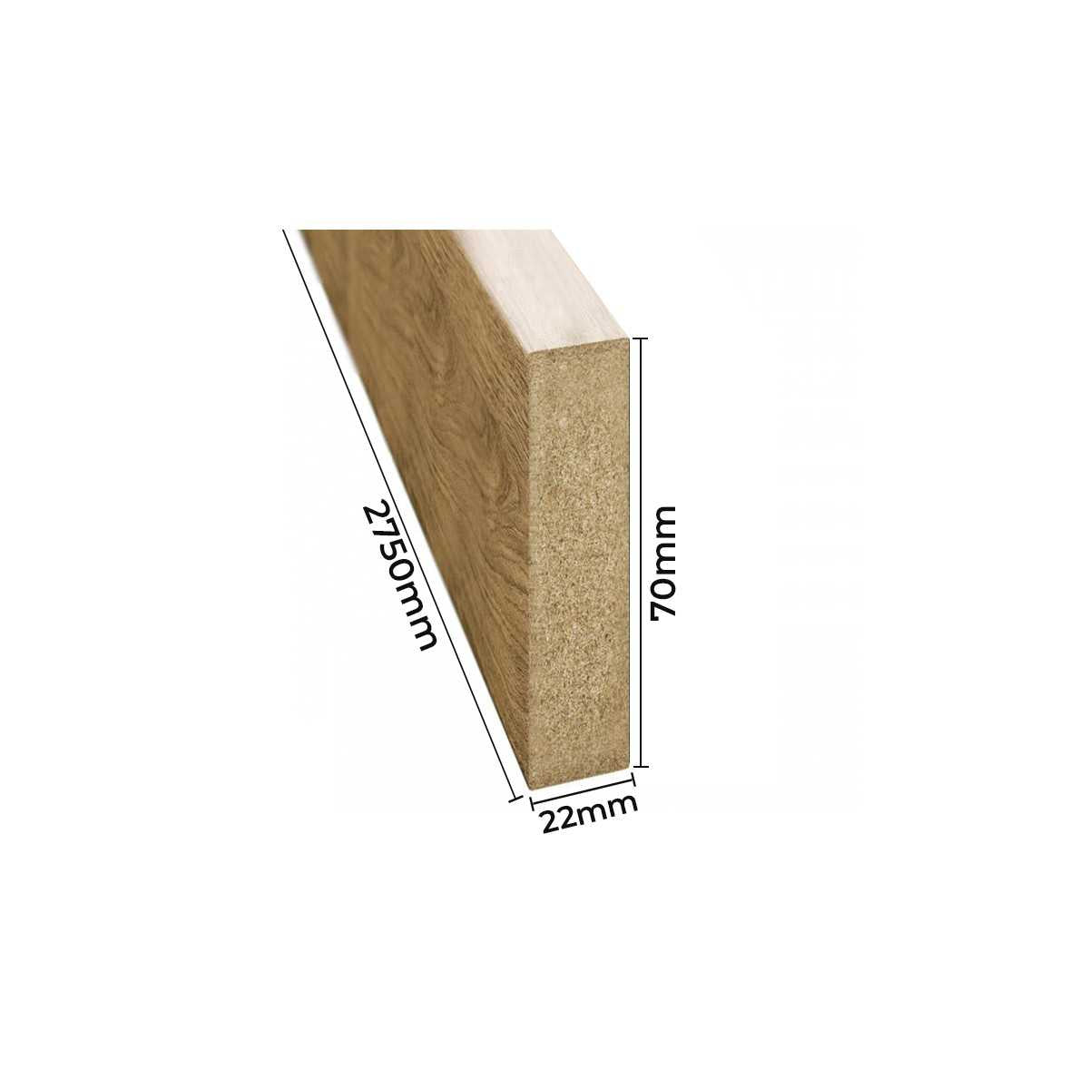 Sienas līstes - dabīgais ozols [22x70] - N1 Home