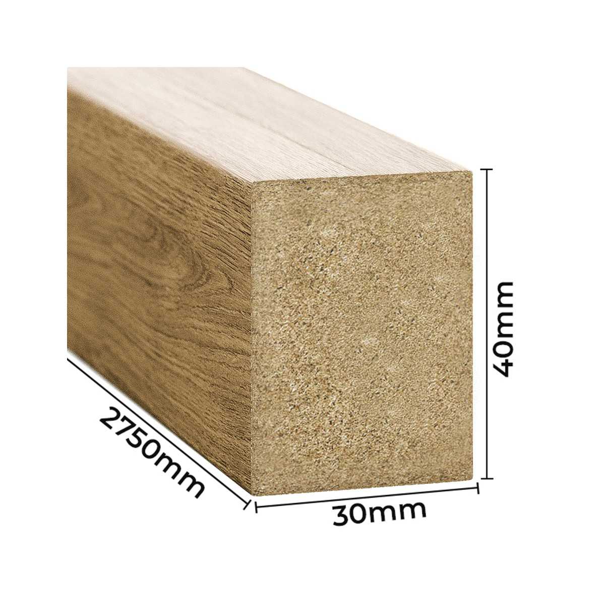 Sienas līstes - 30x40x2750 dabīgais ozols - N1 Home