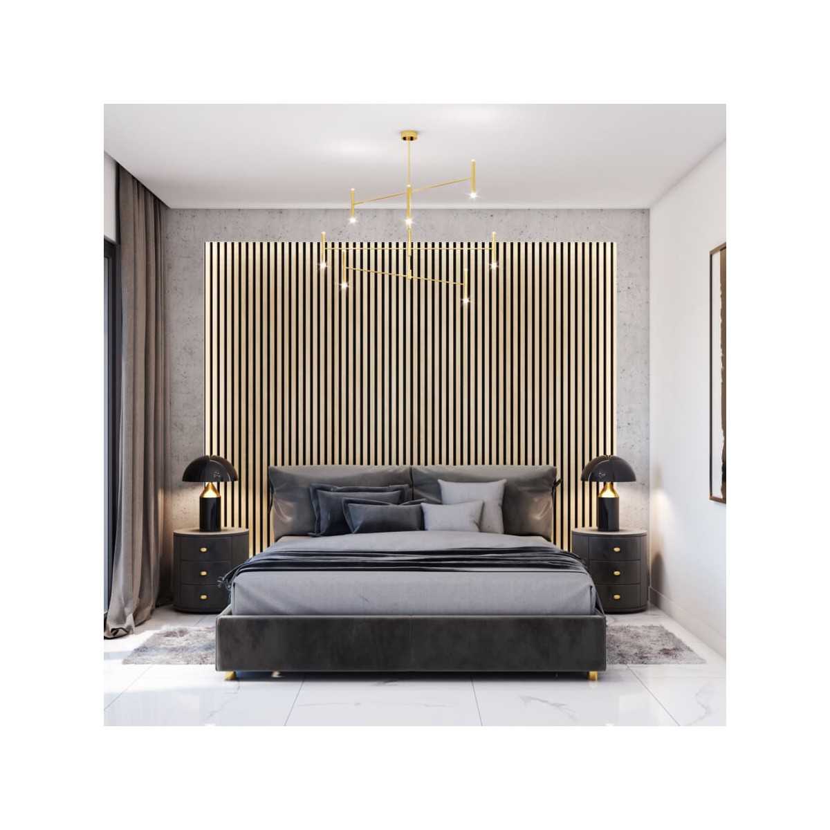 Sienas līstes - 16x30x2750 sonoma ozols - N1 Home