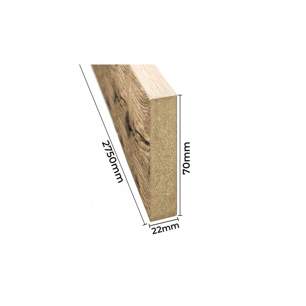 Sienas līstes - ozols [22x70] - N1 Home