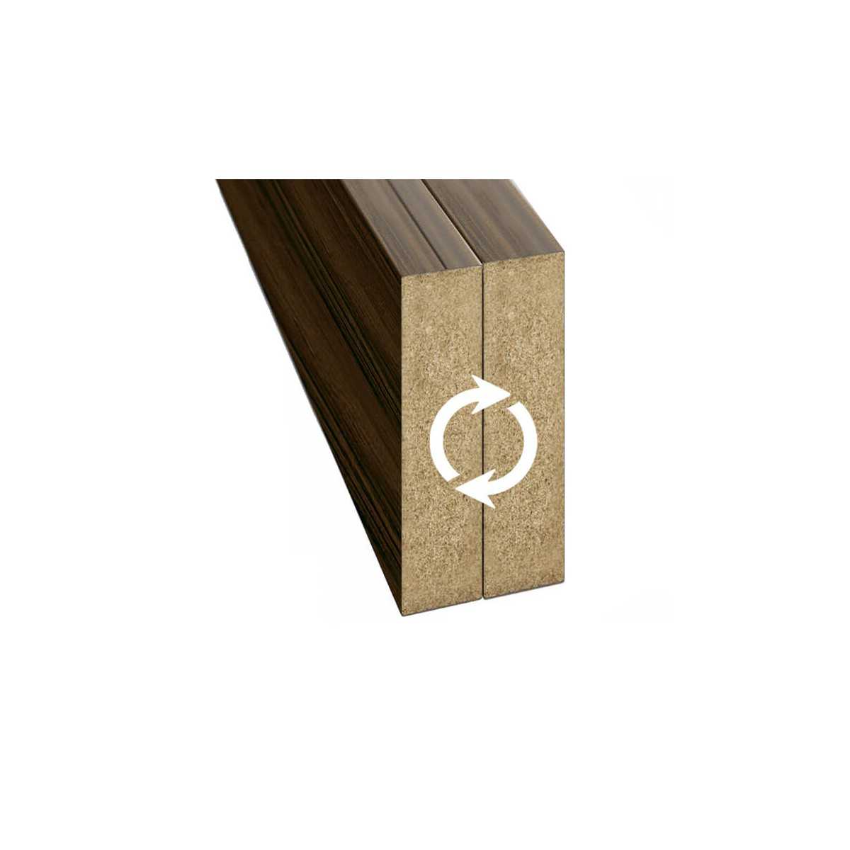 Sienas līstes - riekstkoks [22x70] - N1 Home