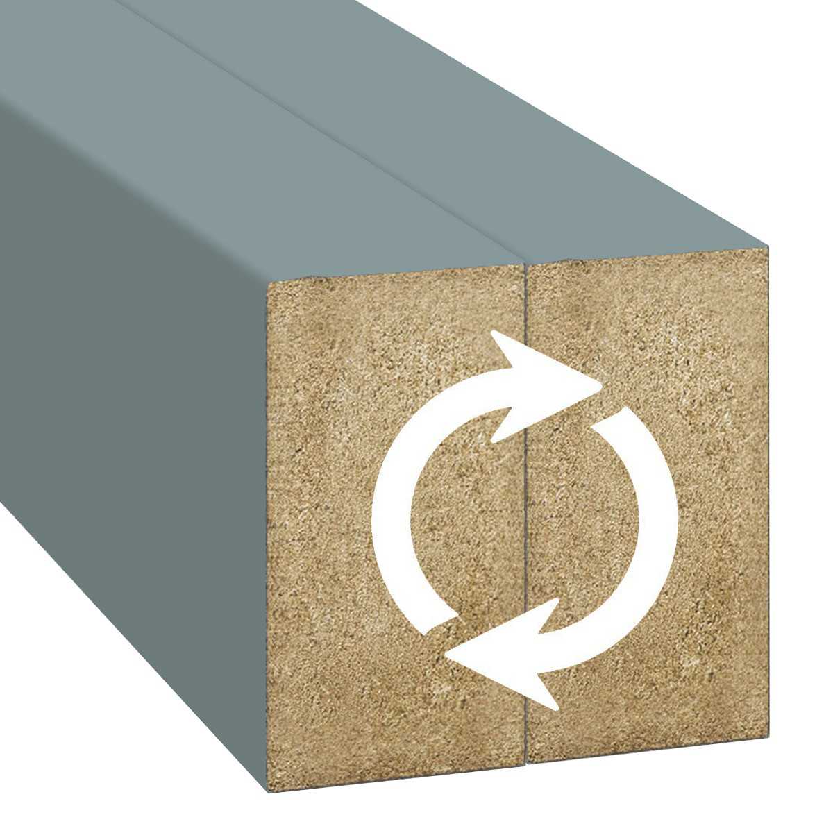 Sienas līstes - 16x30x2750 skandināvu pelēks - N1 Home