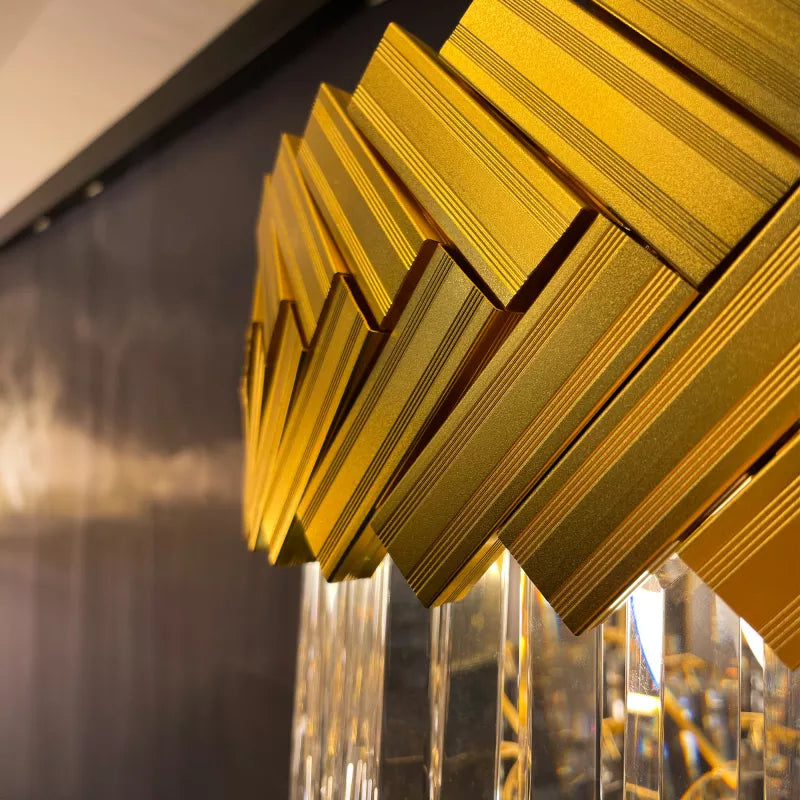 Piekaramā lampa Lija 60/50/50 cm zelts - N1 Home