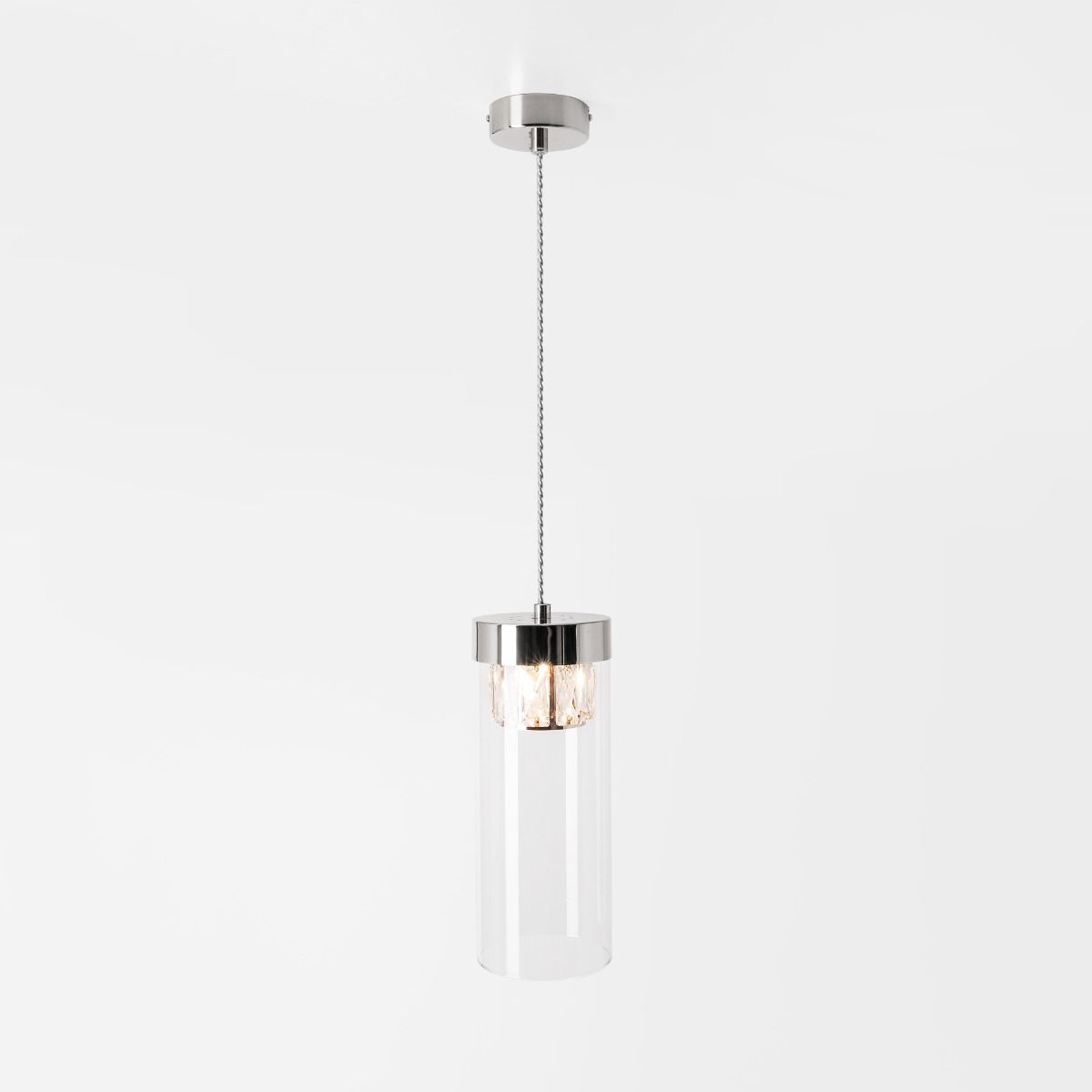 Piekaramā lampa Gemma 43/11 cm sudraba