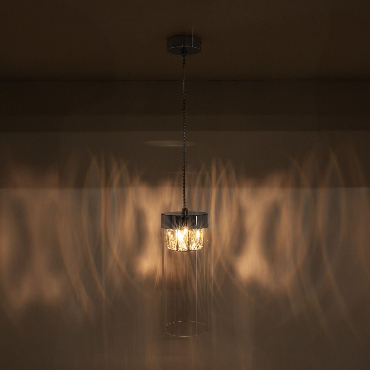 Piekaramā lampa Gemma 43/11 cm sudraba