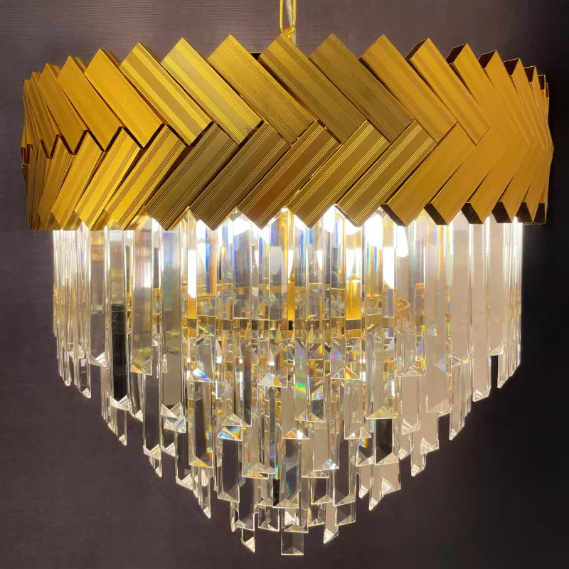 Piekaramā lampa Lija 100/50/50 cm zelts - N1 Home