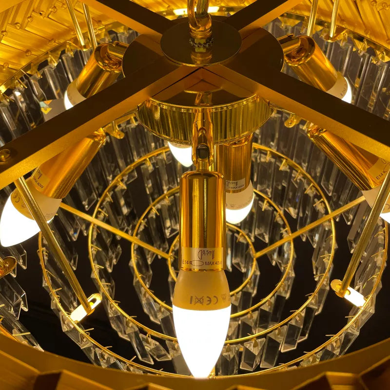 Piekaramā lampa Lija 100/50/50 cm zelts - N1 Home