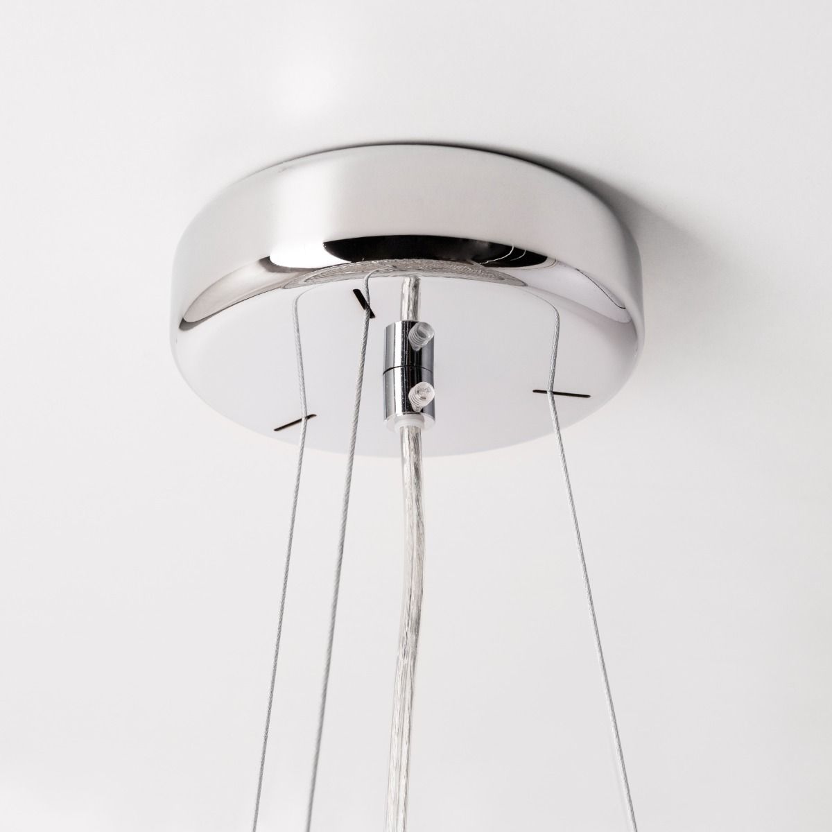 Piekaramā lampa Baron 139/46/46 cm hroms - N1 Home