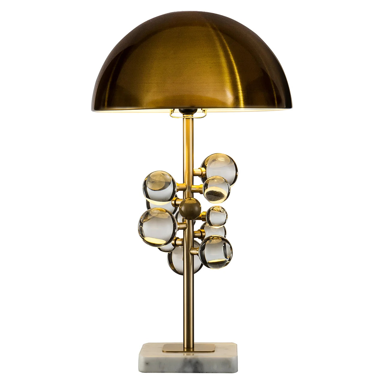Galda lampa Richmond Interiors Bela 61/35/35 cm bronza - N1 Home
