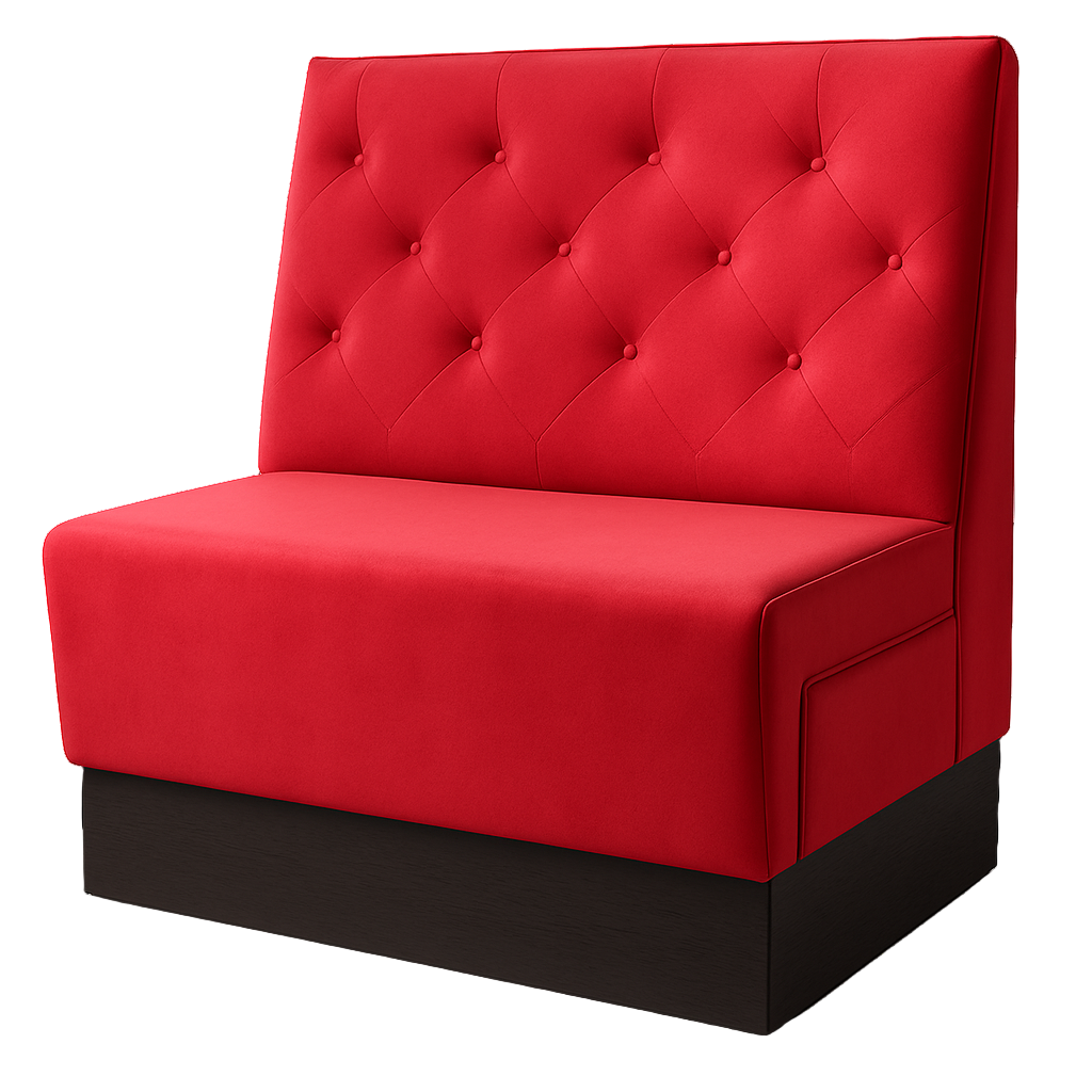 Sofa Luna Lounge 85/75/42 cm sarkans