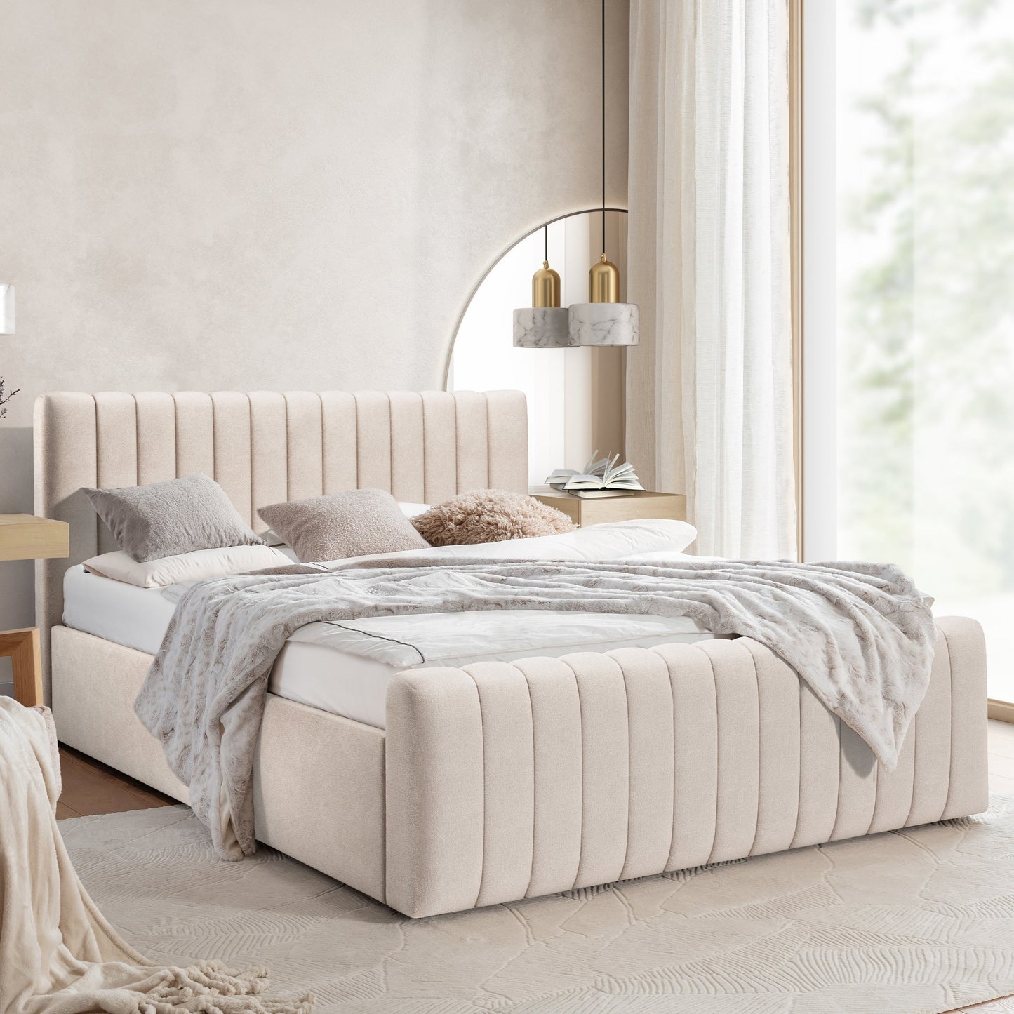 Gulta Austin ar konteineru 120; 140; 160; 180/200 cm Salvador (SIC) 1 - N1 Home