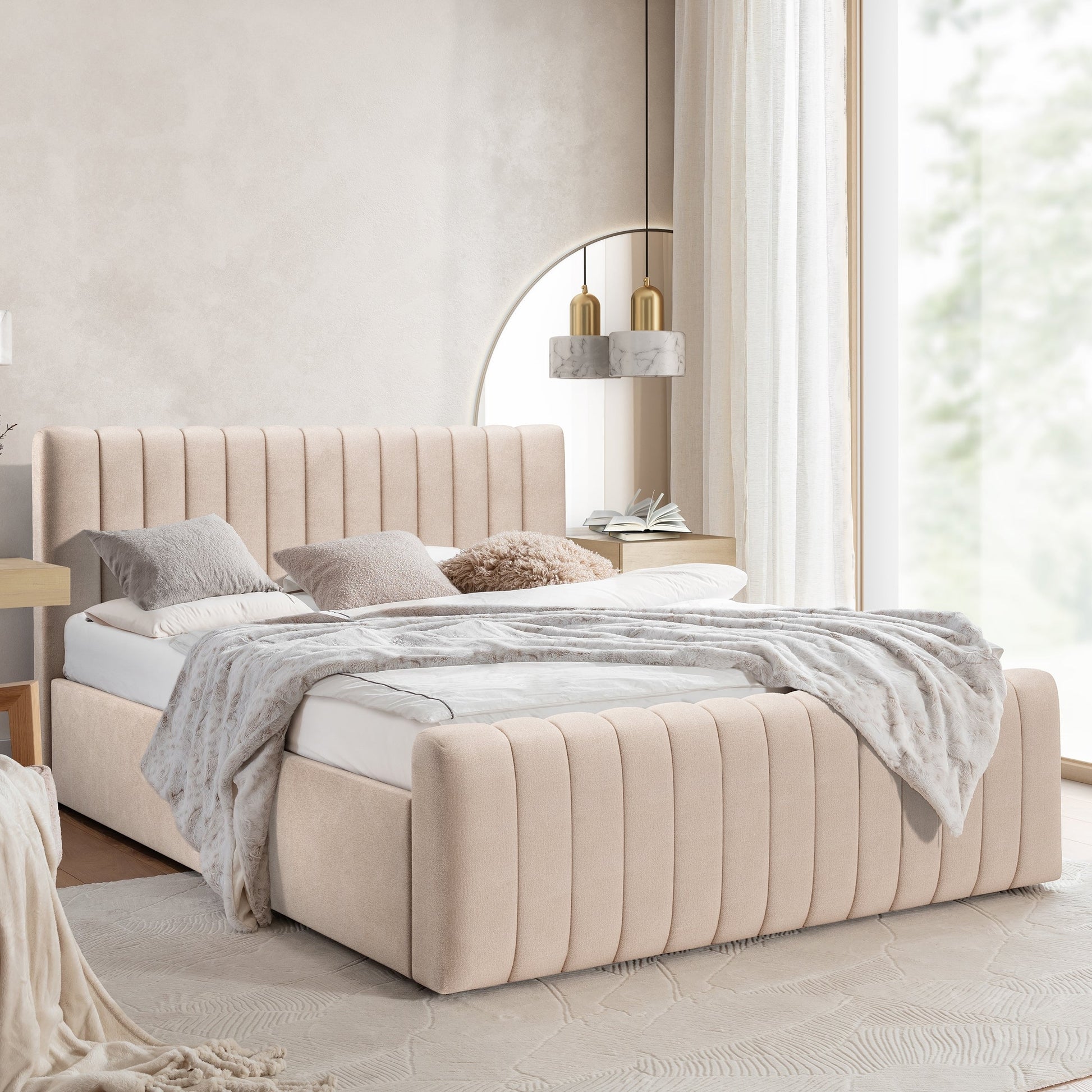 Gulta Austin ar konteineru 120; 140; 160; 180/200 cm Salvador (SIC) 2 - N1 Home