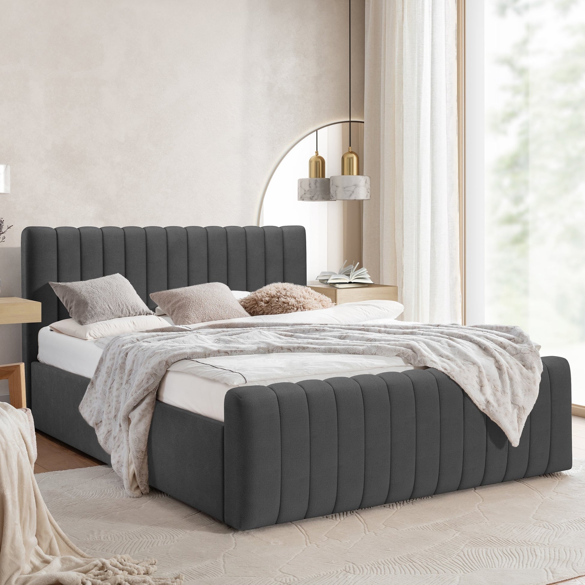 Gulta Austin ar konteineru 120; 140; 160; 180/200 cm Salvador (SIC) 15 - N1 Home