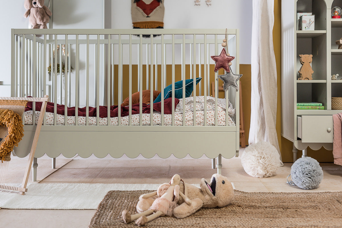 Gulta Bubi 70 x 140 cm olīves - N1 Home