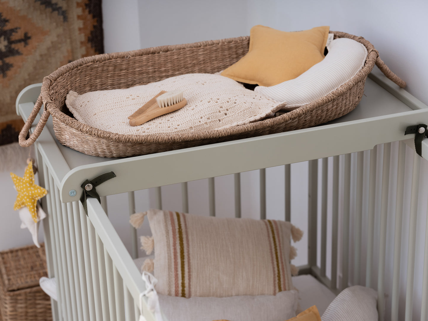 Gulta Bubi 70 x 140 cm olīves - N1 Home