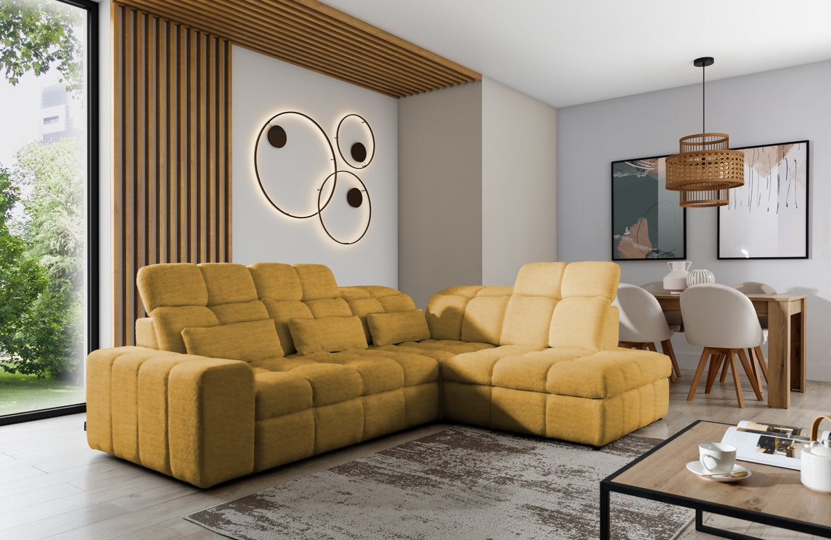 Dīvāns Marseille L 275/87/211 cm Vogue 9 Amber - N1 Home