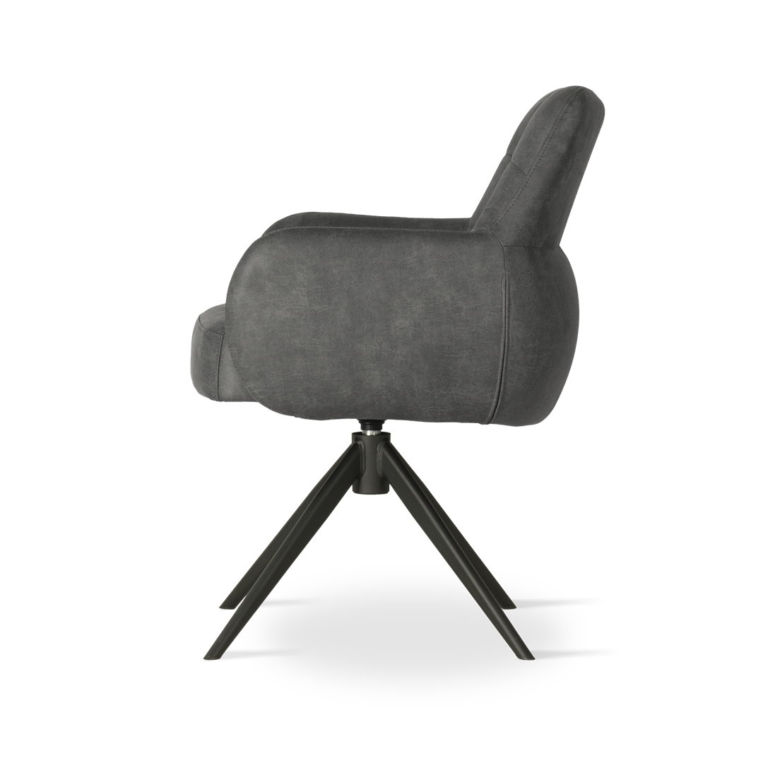 Krēsls Mate 62/58/83 cm antracīts - N1 Home