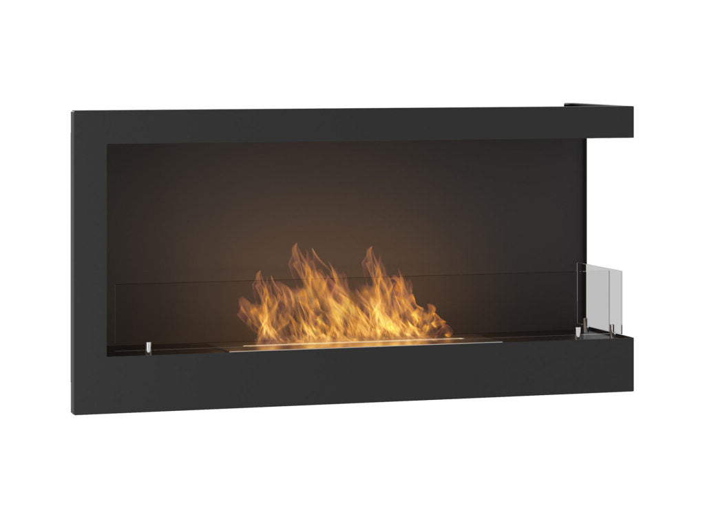 Biokamīns Cornia 120/45/20 cm melns - N1 Home