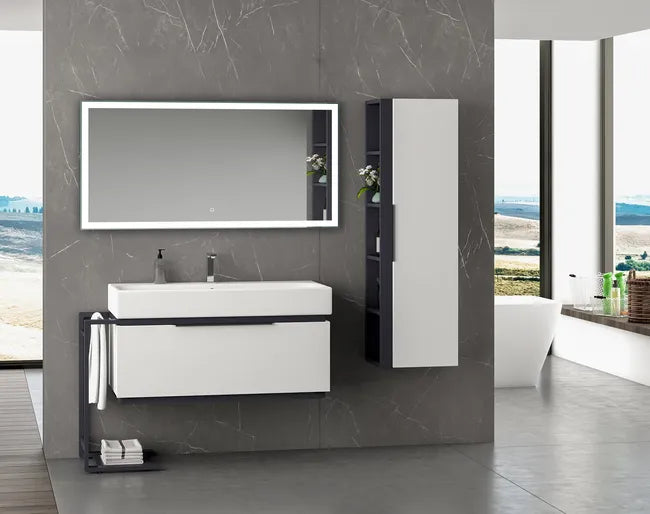 Spoguļi ar LED apgaismojumu Alt 60/80/100 cm x 80 cm x 2,5 cm - N1 Home