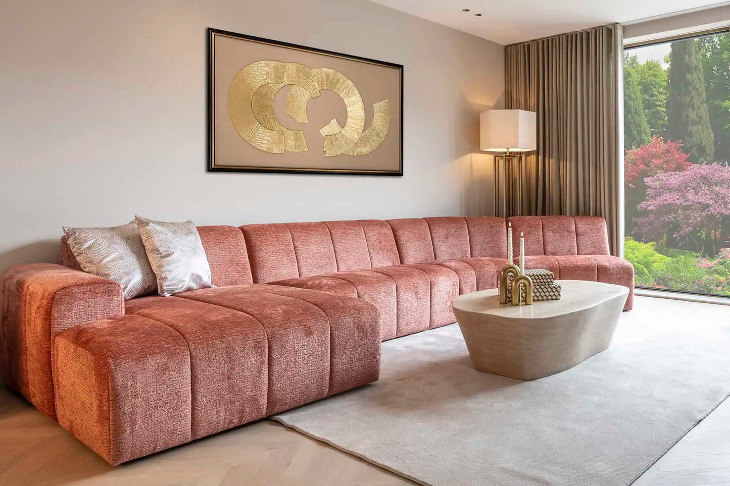 Sienas māksla Richmond Interiors Eden 145/85 melns/zelts - N1 Home