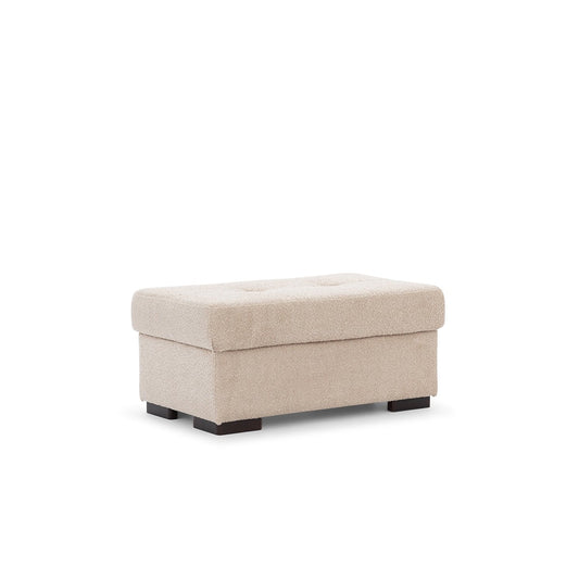 Pufs KORA XL ar konteineru 60/ 45,5/100 cm krēms - N1 Home