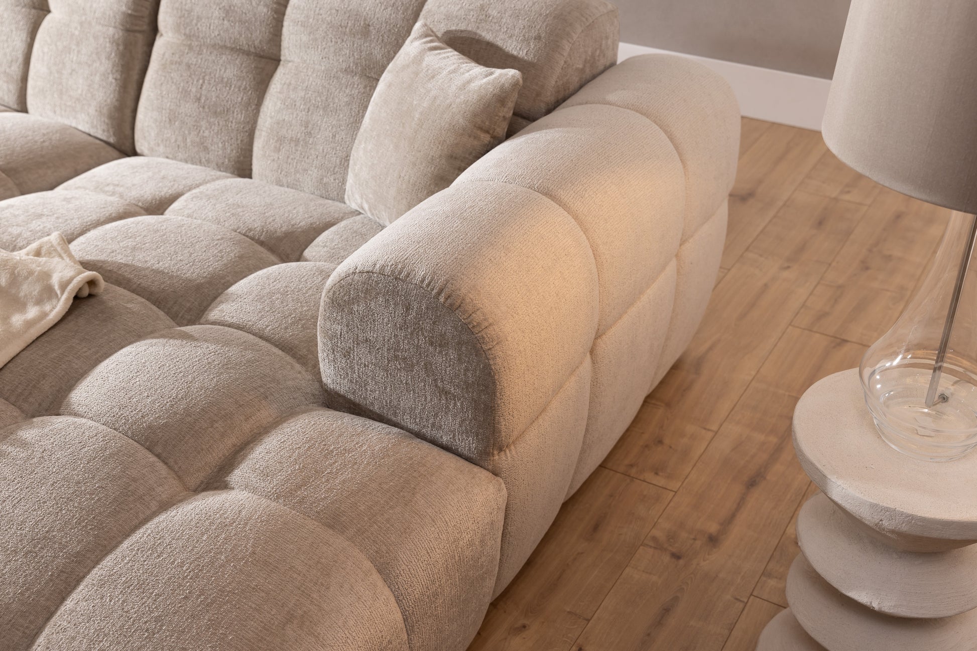 Dīvāns Aler 262/70/152 cm krēms - N1 Home