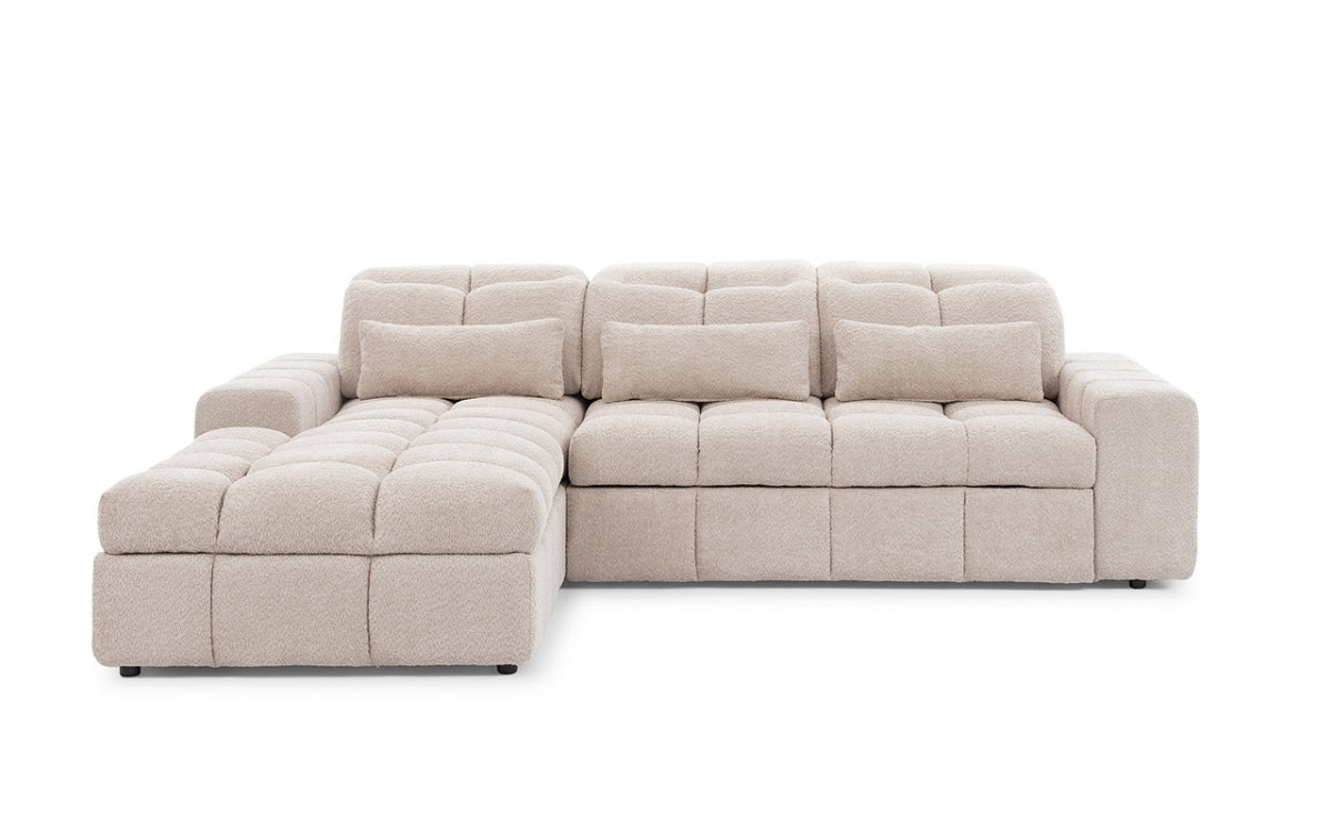 Dīvāns MARSEILLE kreisā puse 267/107/205 cm - N1 Home