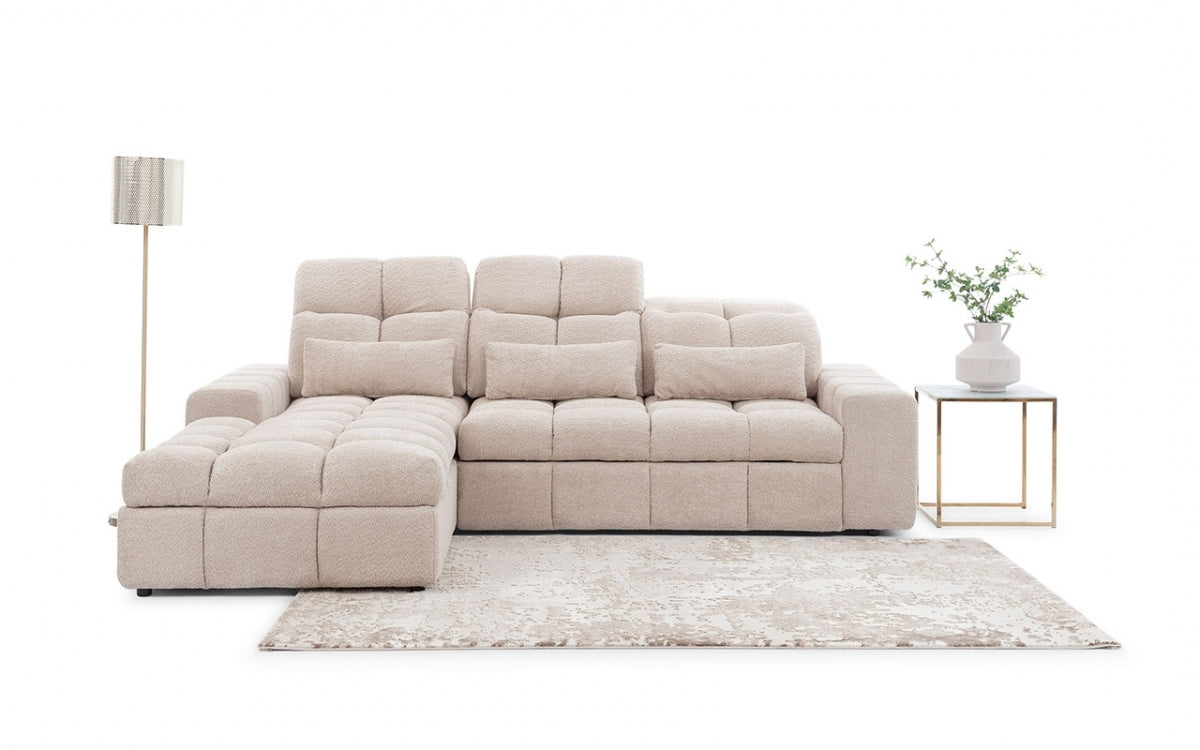 Dīvāns MARSEILLE kreisā puse 267/107/205 cm - N1 Home