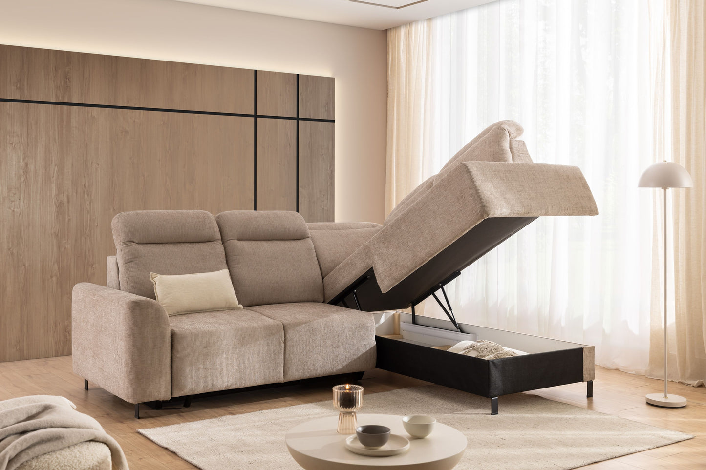 Dīvāns Mago 261/100/194 cm Sierra 744