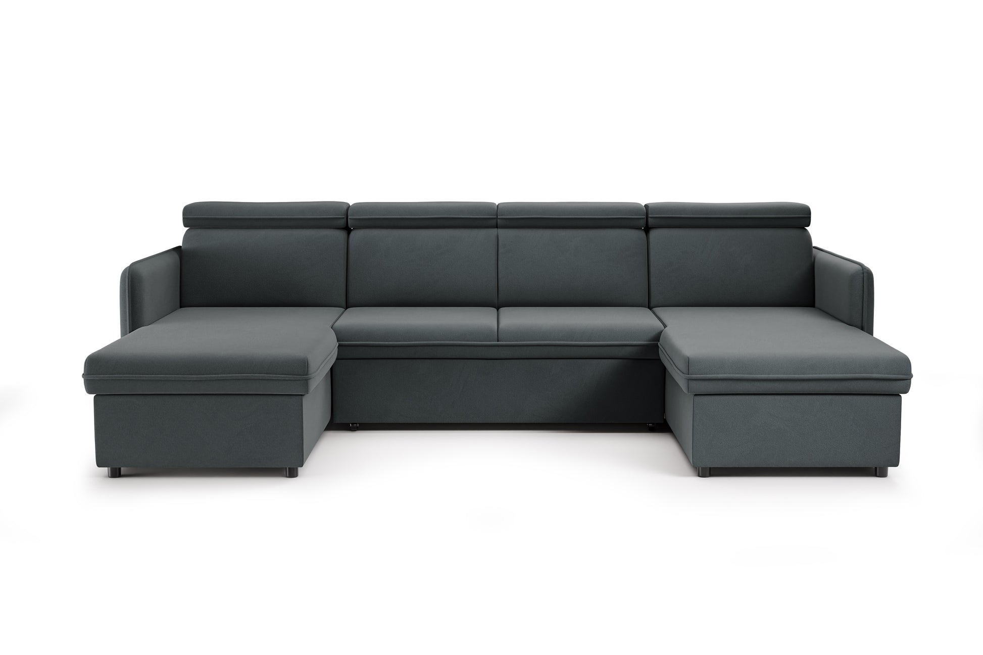 Dīvāns Barce 280/94/165 cm tumši pelēks - N1 Home