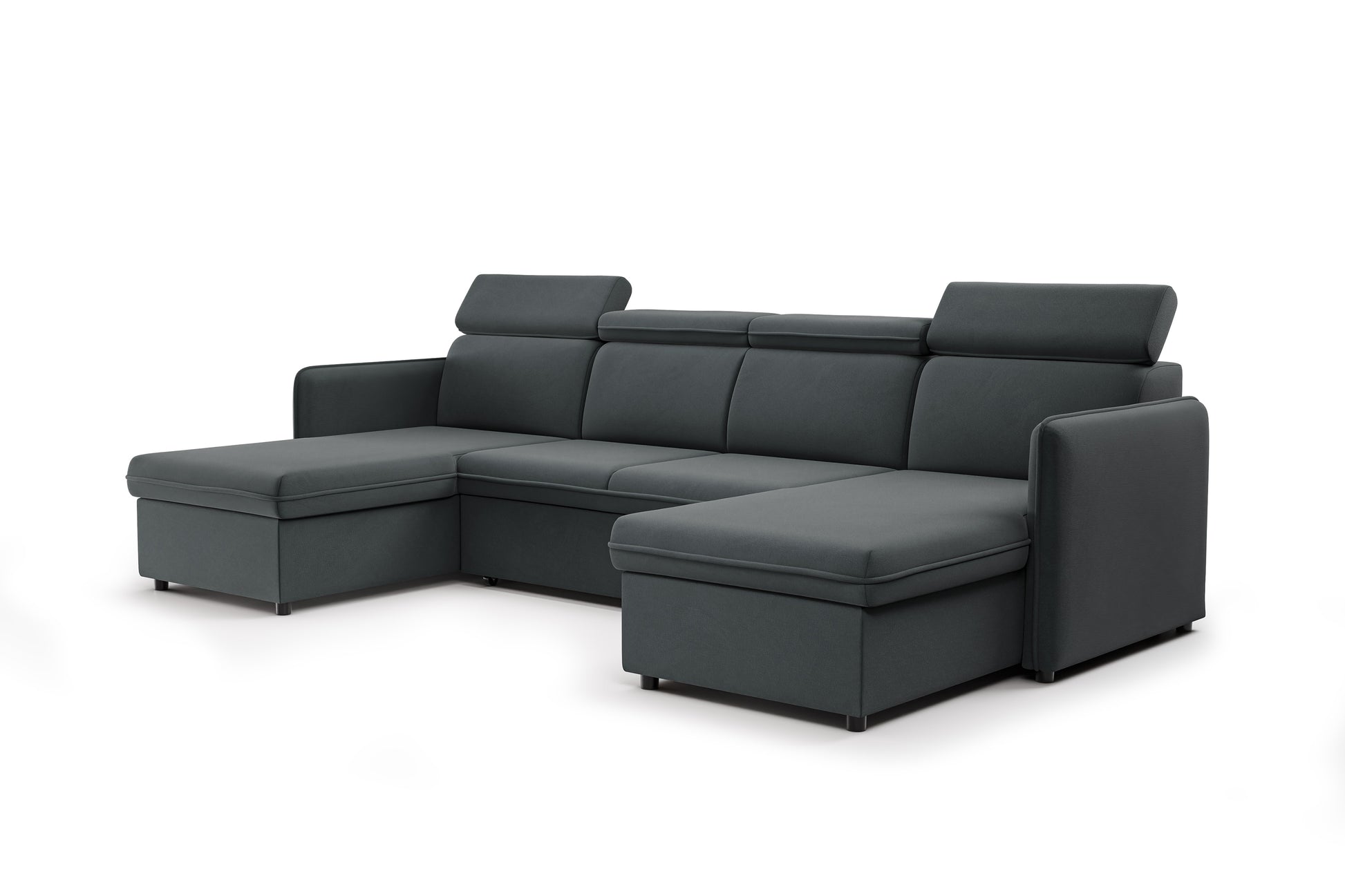 Dīvāns Barce 280/94/165 cm tumši pelēks - N1 Home